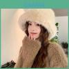 Новая зимняя плюшевая шапка-бини с защитой шеи для улицы осенью и зимой