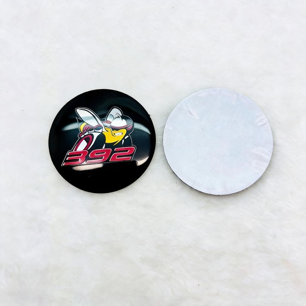 Car Wheel Center Hub Cap Emblem Sticker Accessories For Dodge Durango Caliber Journey Dakota Charger Ram 1500 Avenger Challenger VV1