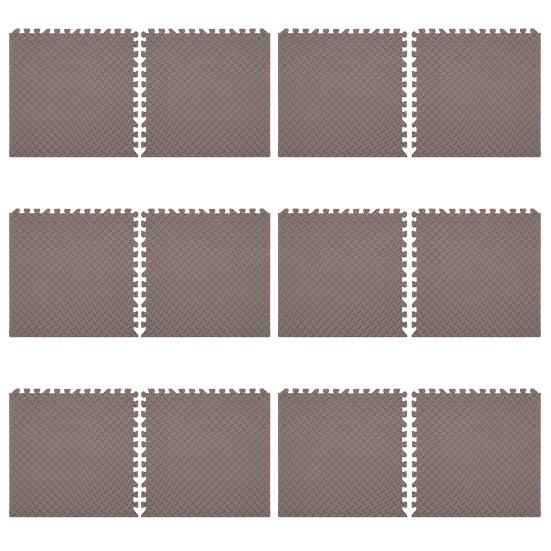 Yousheng, 12 шт., очень толстый коврик для йоги, высокая плотность, пена EVA, блокирующая напольная плитка, домашний тренажерный зал, фитнес-площадка для упражнений, подушка, оборудование для тренировок