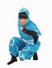 [NOOLOR] Nintama Ninjutsu Academy Ninja One-Size Set, I-Group, Ro-Group, Ha-Group Uniform Cosplay Costume (Free Size, Sky Blue)