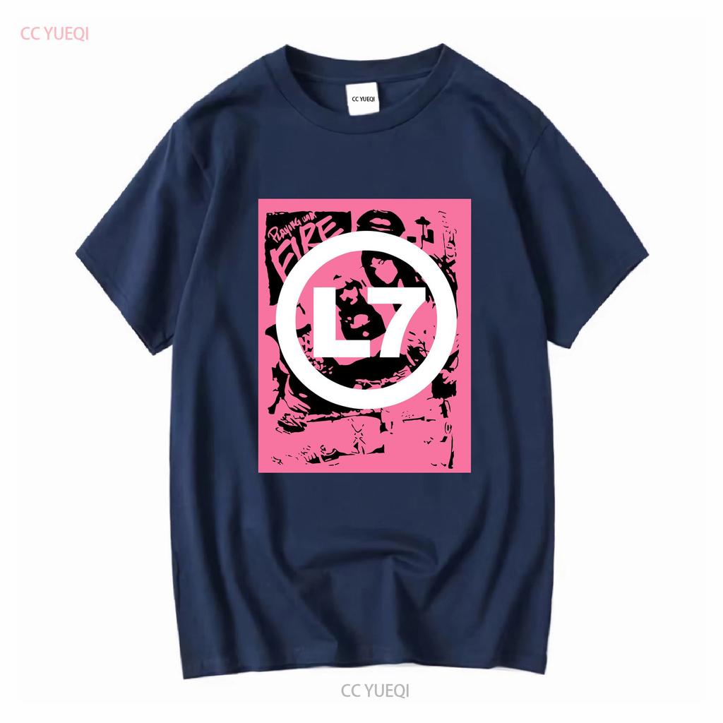 L7 Punk Rock Hardcore Metal T Shirt Unisex S 3xl Vintage Washed Versatile Designer Clothes Fashion Stylish