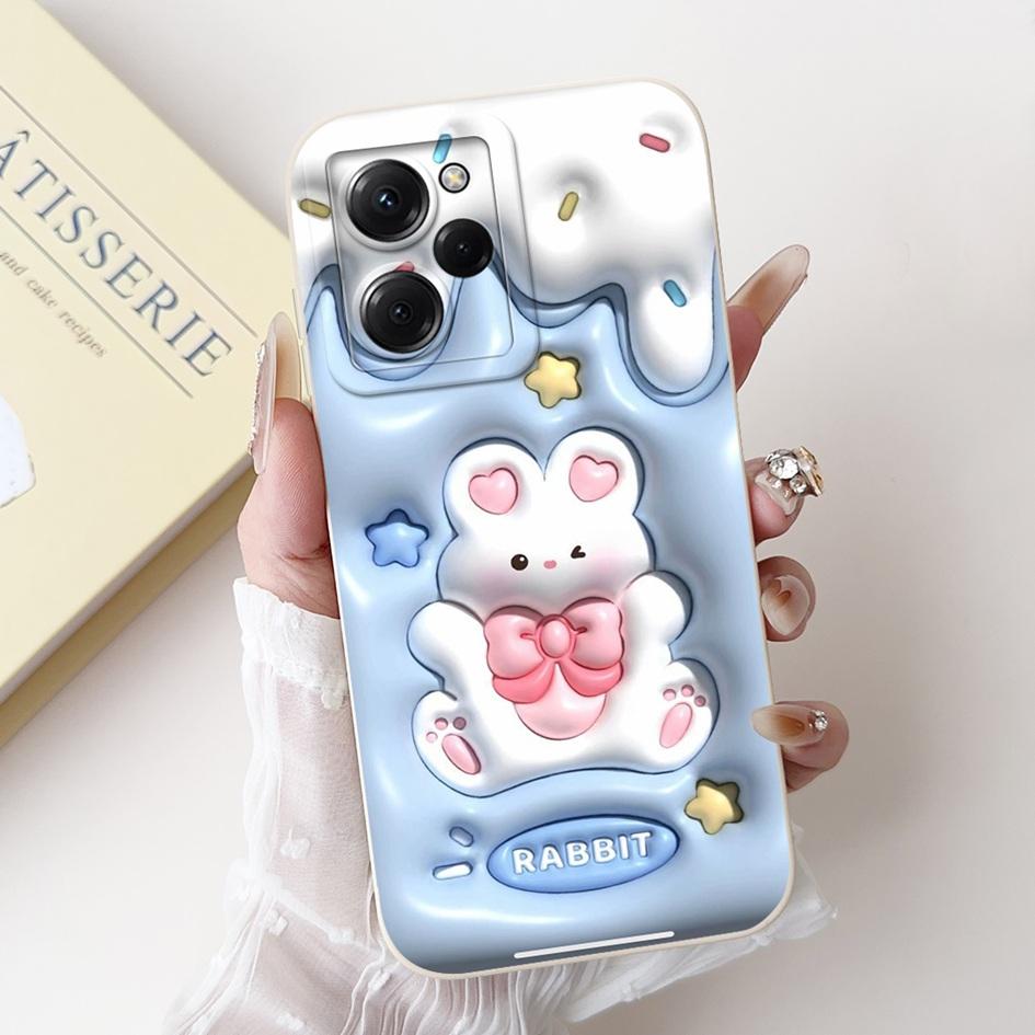 For Xiaomi Poco X5 Pro 5G Case Fashion Butterfly Daisy Flowers Soft Silicone Cover For Xiaomi PocoX5 X5Pro Full Protection Funda