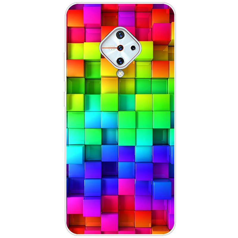 Чехол для Vivo V17 Чехол для Vivo 1920 TPU Чехол Силиконовый Мягкий TPU Мультяшный Чехол для телефона Vivo v17 Россия Vivo S1 Pro Funda V1945A