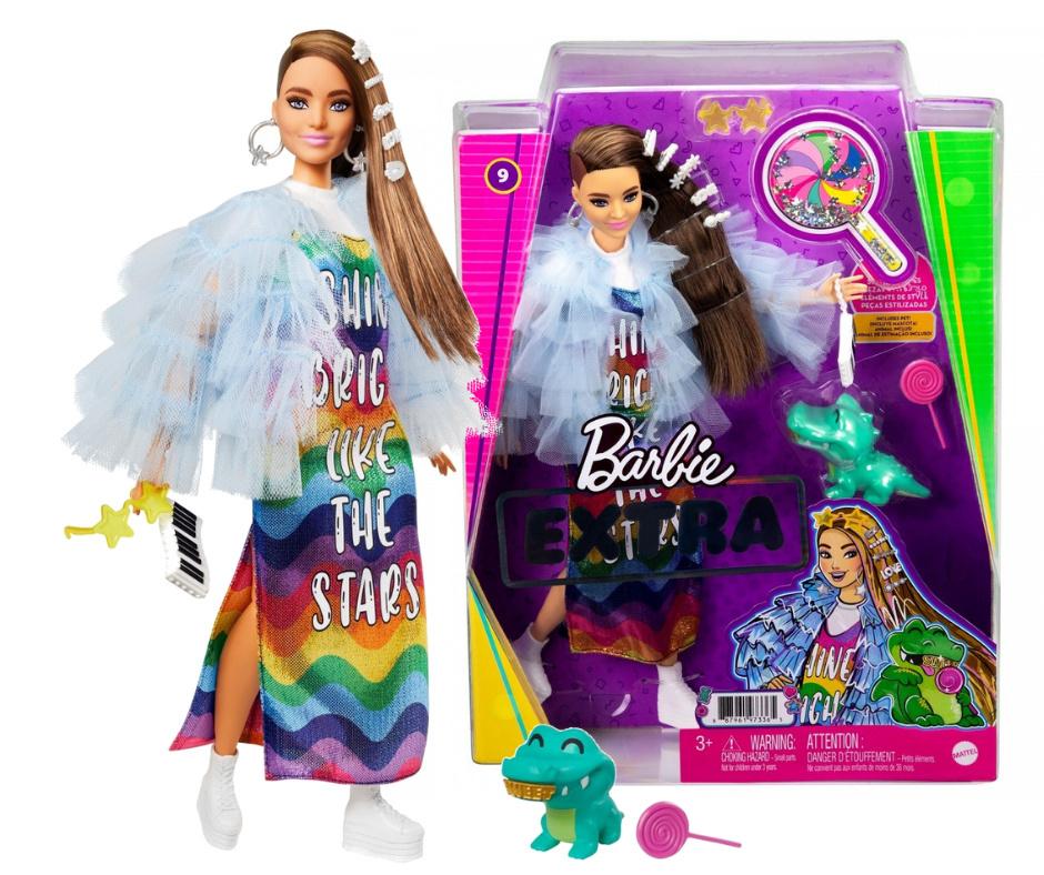 BARBIE EXTRA Fashion Doll Pet Doll + аксессуары MATTEL
