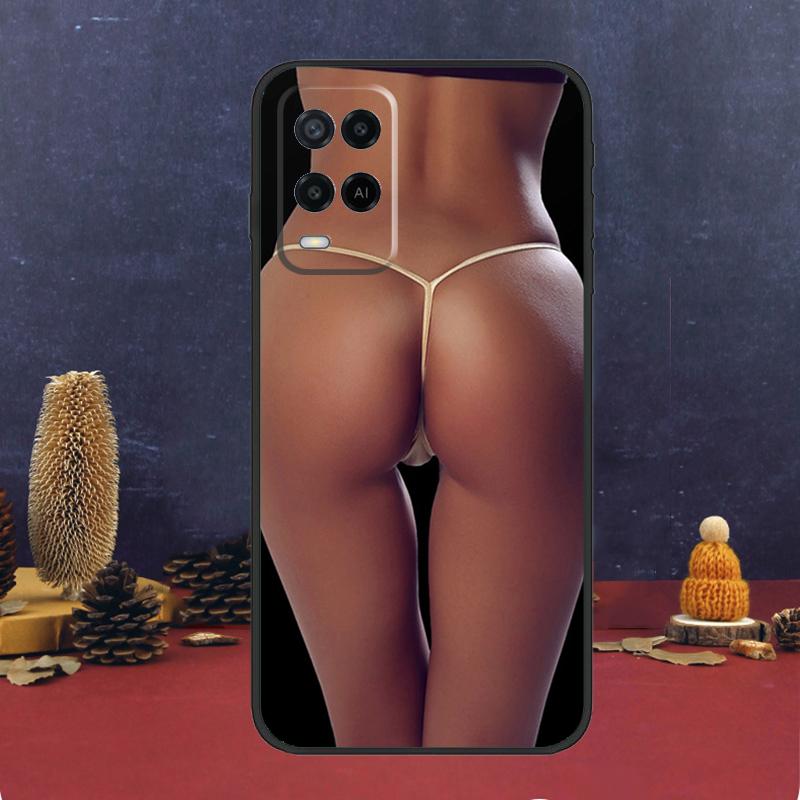 Sexy Girl Ass Bum Case For OPPO A54 A74 A94 A98 A78 A79 A16 A76 A96 A5 A9 A17 A77 A15 A52 A72 A53 A57S Cover