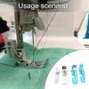 Расширенная прижимная лапка для плоскошовных швейных машин Прочная пластиковая конструкция Плавная подача ткани