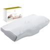 GOKUMIN Memory Foam Pillow Sleep Pillow with Height Adjustment Side Back No Neck Sleeping Super Premium White Pillow [Good 4-level Function] High,