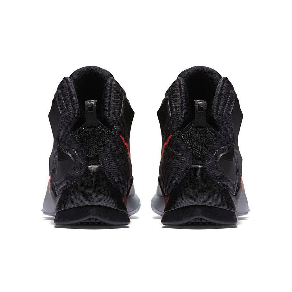 Nike LeBron 13 ' Court' (Unisex) Wolf Grey / Black-Cool Grey-Bright Crimson Basketball Shoes 807219 060