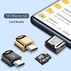 Устройство для чтения карт памяти SD TF, Micro USB, Type-C, для телефона, планшета, внешний конвертер для Macbook, ноутбука, адаптер для карты памяти