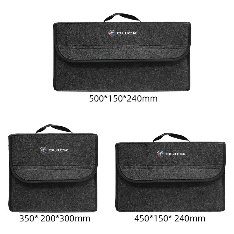 QPM1 Car Trunk Storage Bag Organizer Sundries Stowing Tidying Box For Buick Century Excelle XT Envision Excelle GT Verano Encore