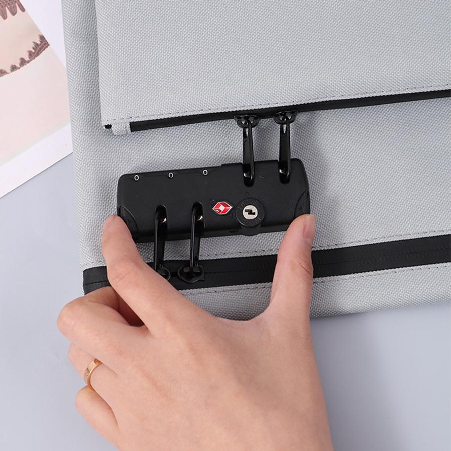 Портативный кошелек для монет, чехол для банковских карт с кодовым замком, минималистичный кошелек из ткани Оксфорд, держатель для карт, сумка для хранения с молнией