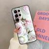 Чехол-букет из розовых роз для Samsung Galaxy S25 Ultra S20 S21 S22 S23 S24 Ultra S9 S10 Plus S25 FE Чехол Coque