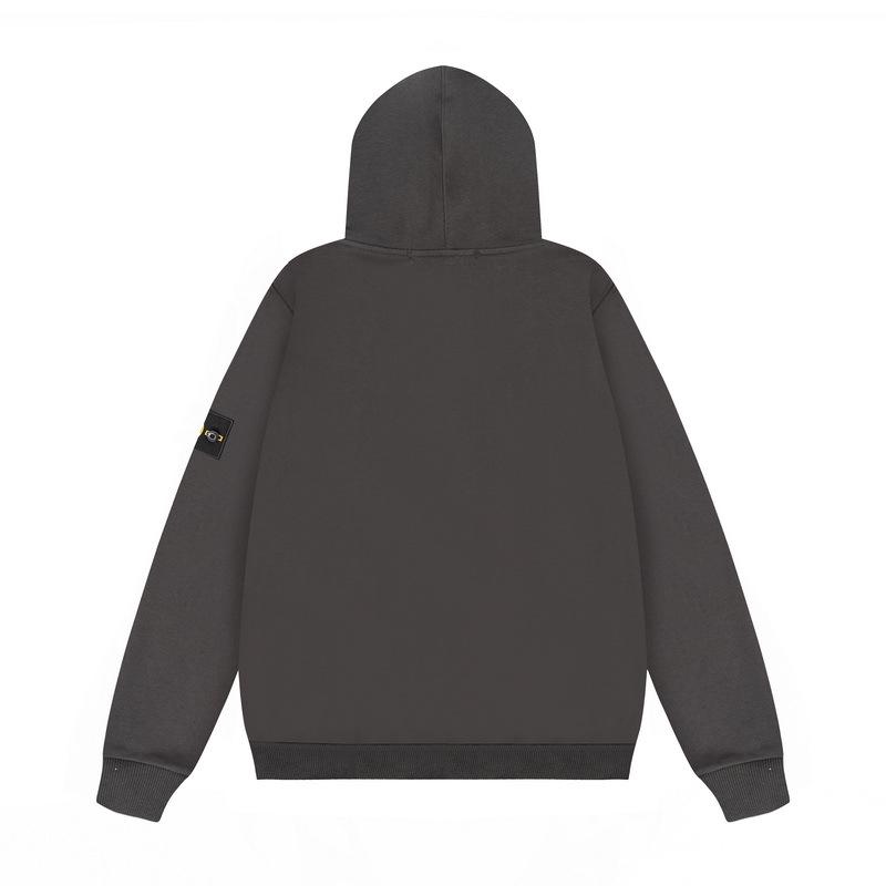 Многоцветная Худи на молнии с вышитым логотипом для пар