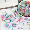 50pcs 6x8mm Mixed Color Smooth Glass Water Drop Beads Crystal Austria Beads for DIY Bracelet Earring