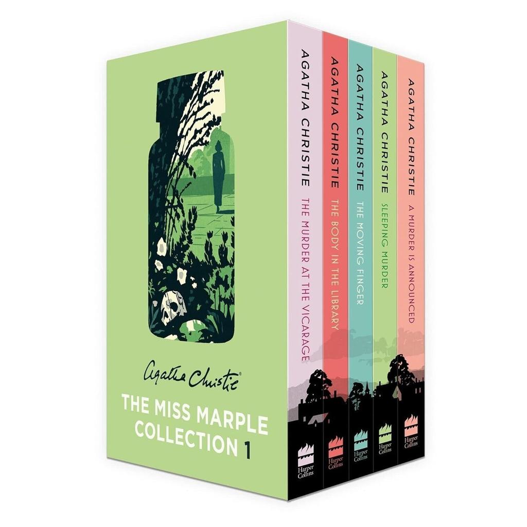 The Miss Marple Collection books combo 1-5 Paperback # O401 UKN329