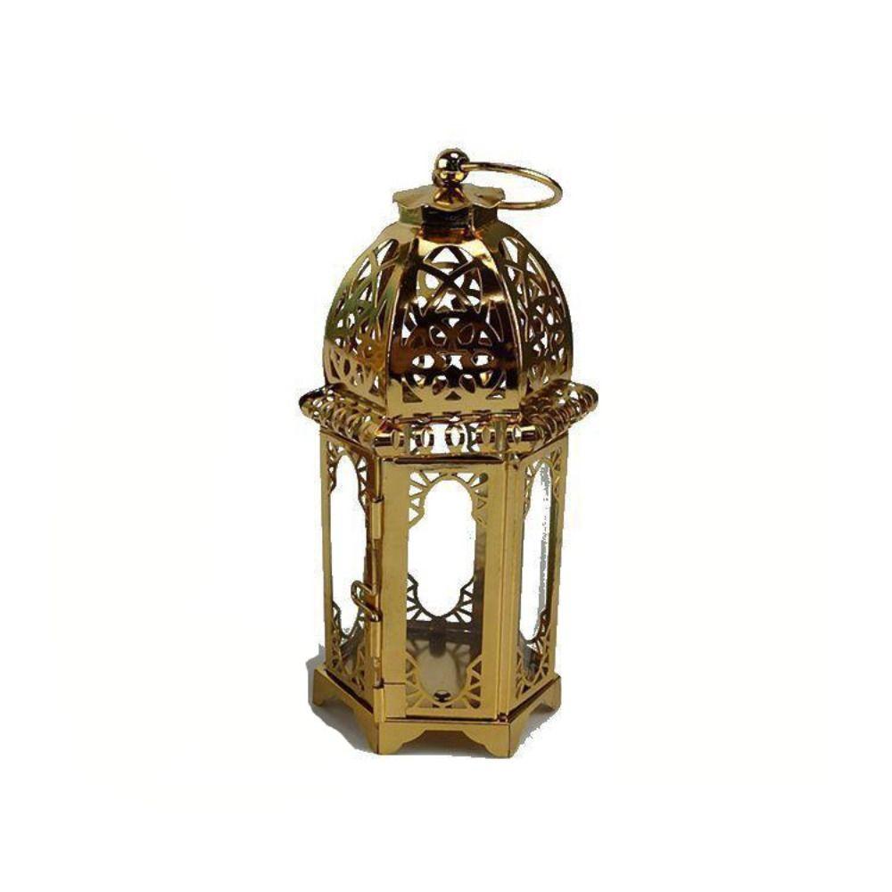 Romantic Candle Holder Colorful Lanterns Moroccan Style Glass Wind Lantern Kitchen