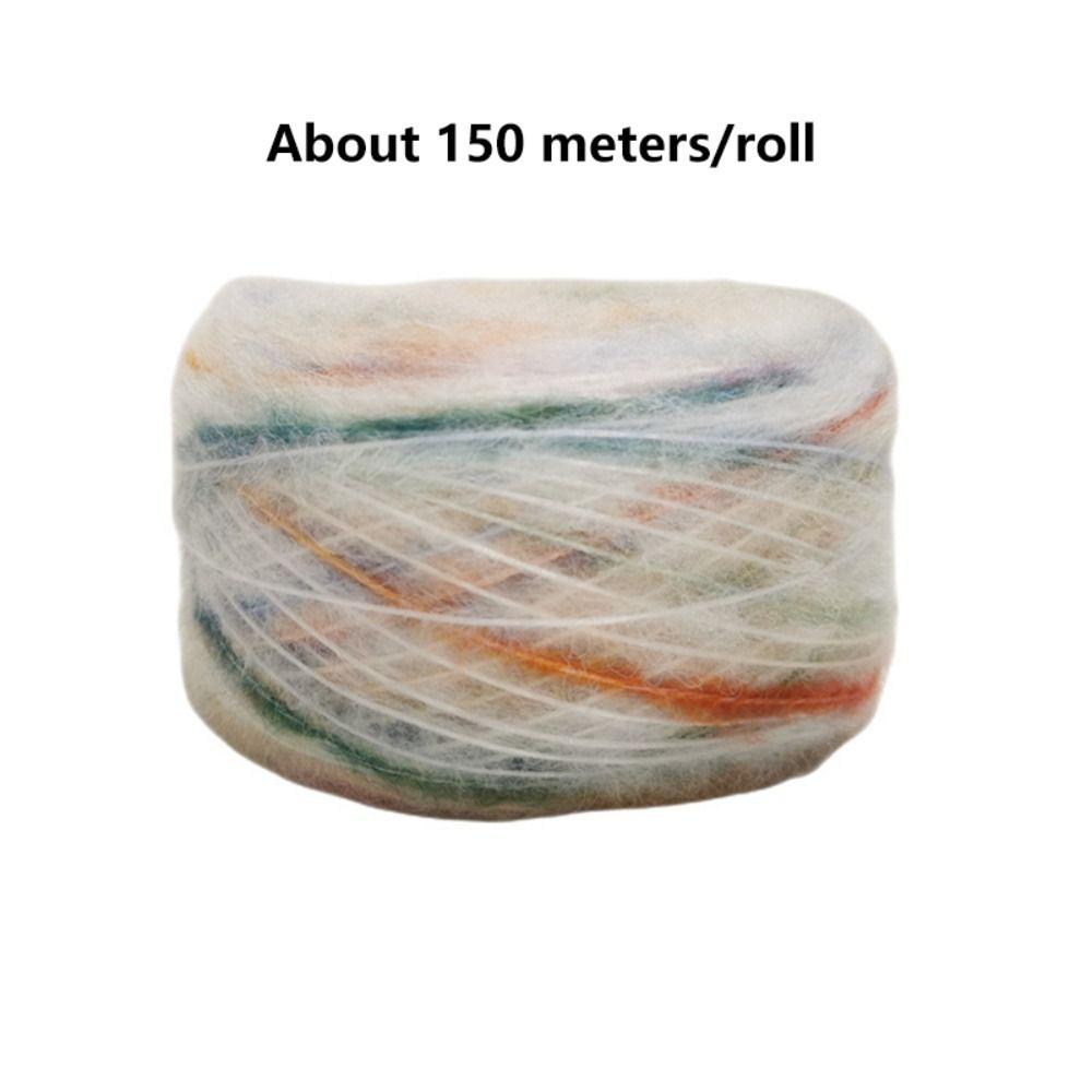 50g/roll Space Dyed Wool Yarn 150M Hand Knitted Yarn Colored Wool Yarn  For Sweaters and Scarves