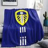 1PC Leeds United Patterned Flannel Blanket Suitable For All Seasons for Home Decor Warmth and Comfort Gifts Holiday Present