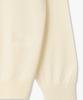 Man On The Boon Silk Wool Polo Cardigan_Cream 4716113012