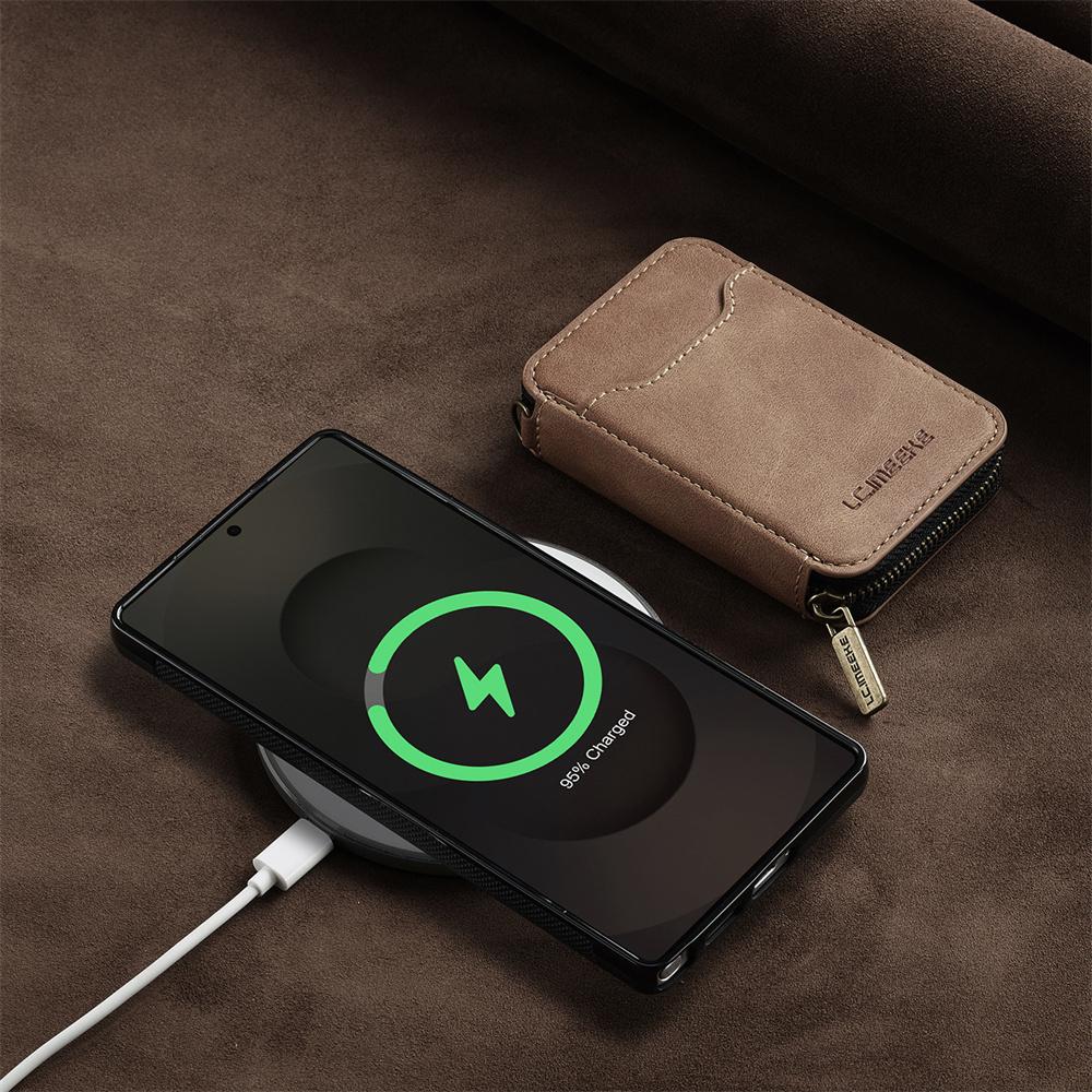 Съемный для Magsafe Магнитный кошелек-картхолдер на молнии Чехол для телефона для Samsung Galaxy S26 Ultra S25 S24 S23 S22 + S21 S20 FE