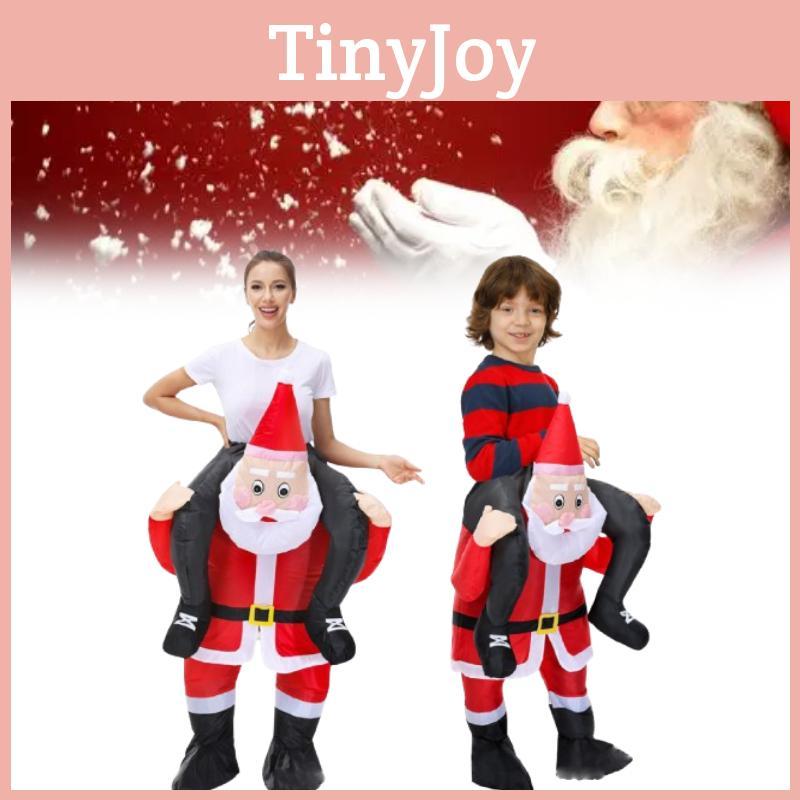 Claus Inflatable Santa Costume For Themed Party Stage Performance Fashion Gift