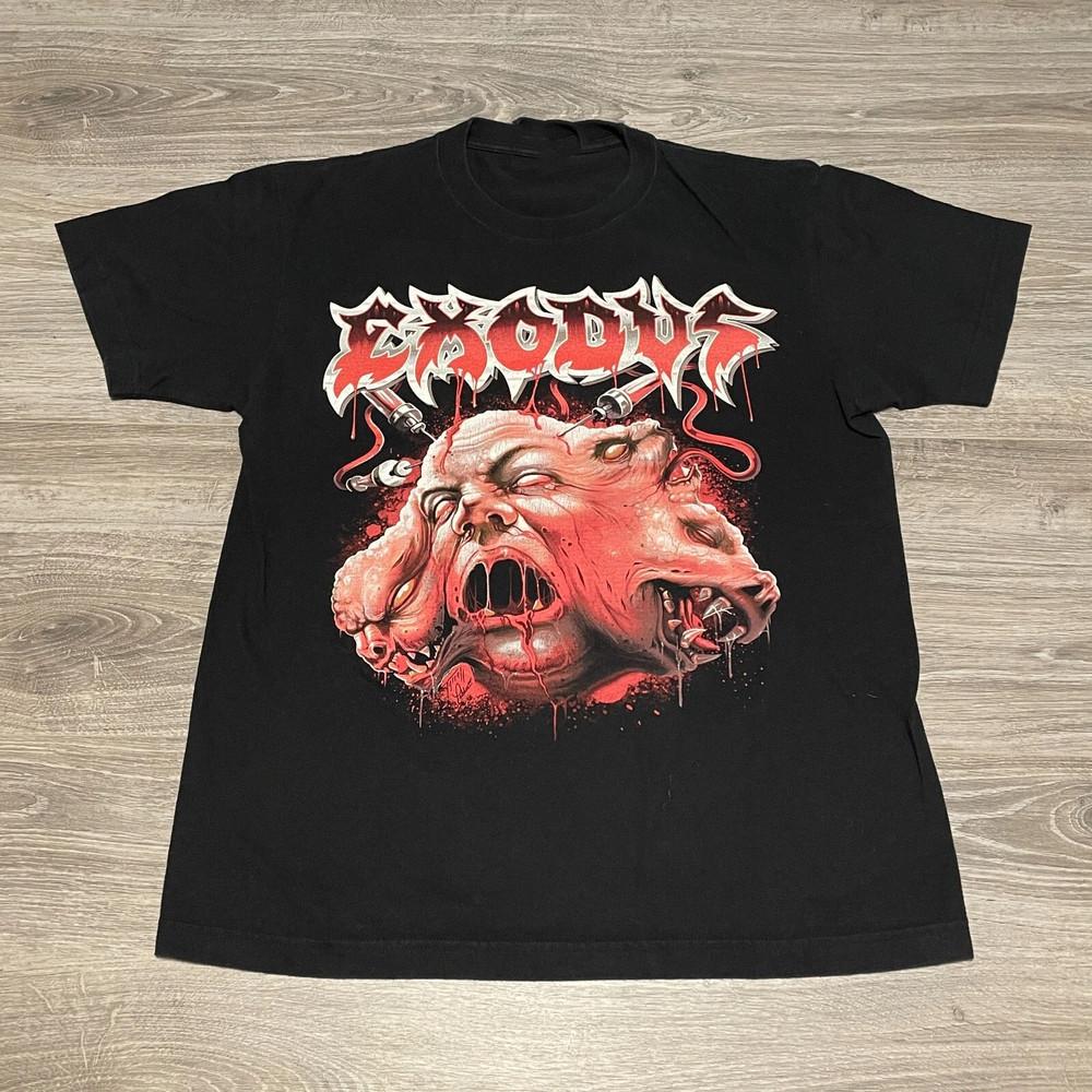 EXODUS Жестокости В Туре 2009 Япония Футболка унисекс S-5XL SG222 Унисекс Футболка