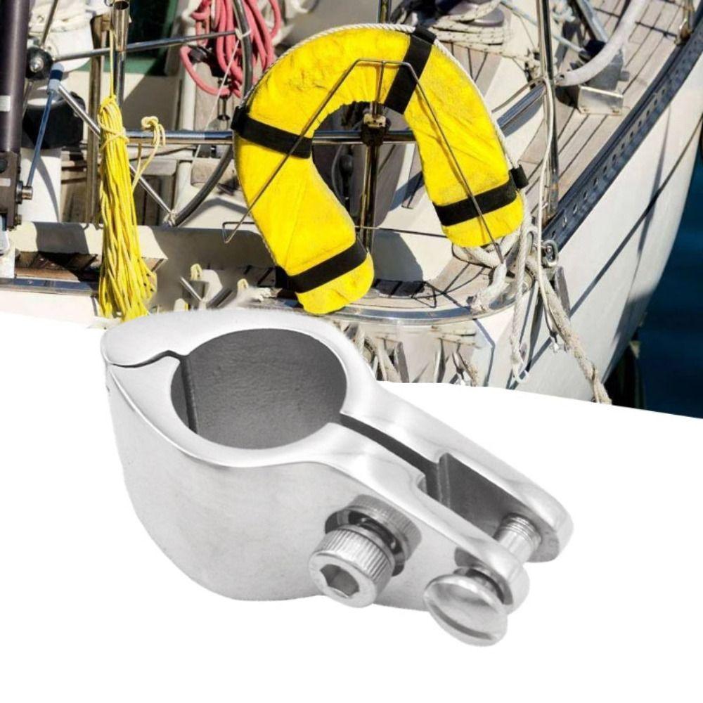Heavy Duty Boat Top Hinged Jaw Slide Clamp Yacht Awning Accessories Practical Support