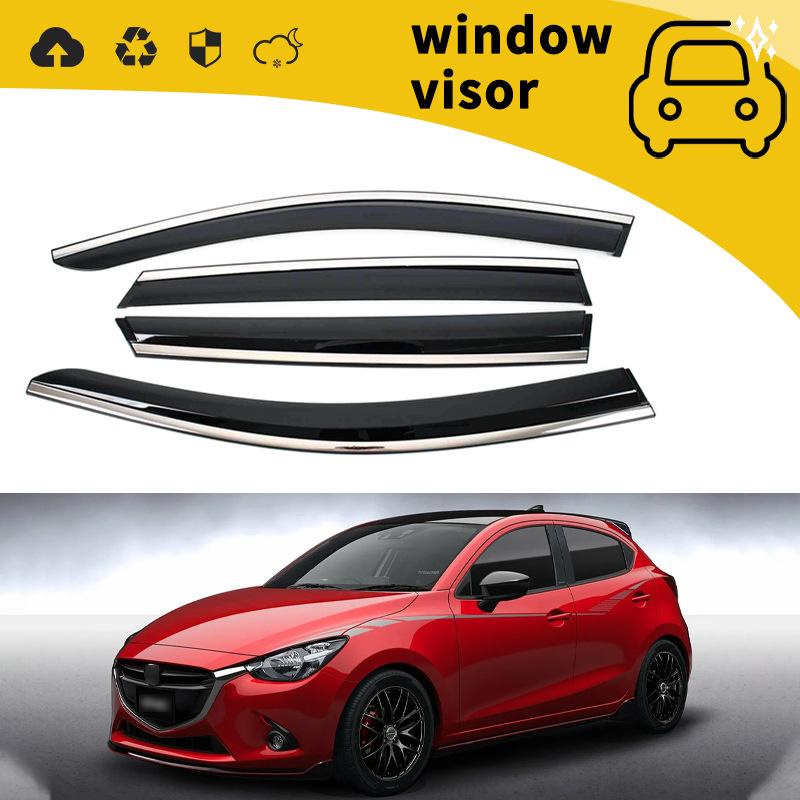 Mazda Demio 14-18 Rain Guards: Door Visors & Deflectors