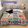 Custom Textile Tom Jerry Bedding 3 Piece Set HD Print Duvet Cover Pillowcases for Teens Adult Bedroom Decoration