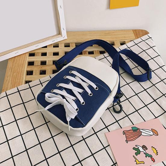 Женская холщовая сумка через плечо, повседневная маленькая сумка через плечо, холщовая сумка через плечо с дизайном обуви