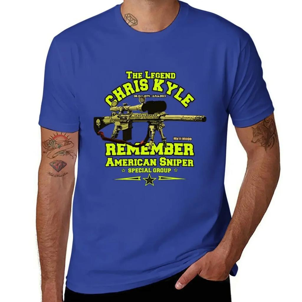 Remember Chris Kyle - American Sniper T-Shirt Short sleeve tee plus size tops t shirt for men
