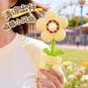 Creative Cute Flower Mini Handheld Fan for Kids - USB Rechargeable, Strong Wind Desktop Fan