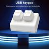 Mini Keypad Ergonomic Design Programmable Hot-Swappable Switches Keyboard USB Corded Color Mechanical
