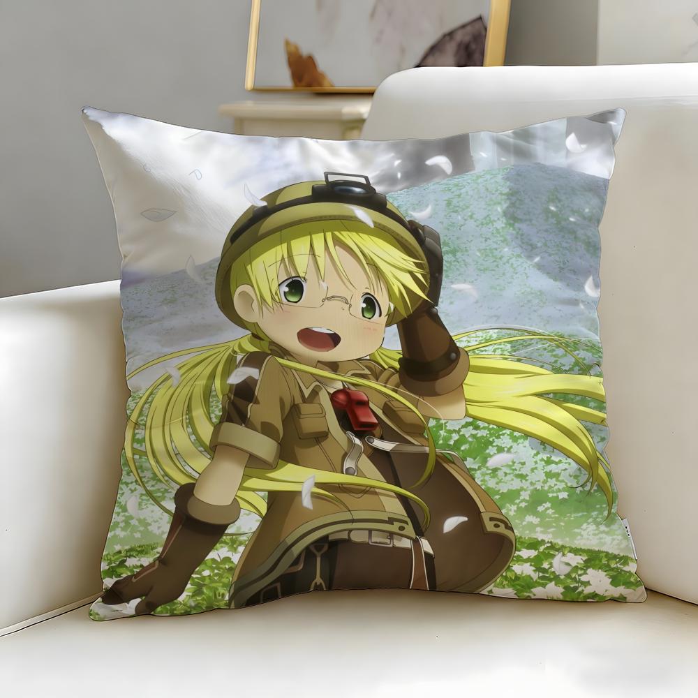 Приключенческое аниме Made in Abyss Наволочка Мягкая Легко стирающаяся Наволочка Универсальная для Дивана Кровати Путешествий и Офиса