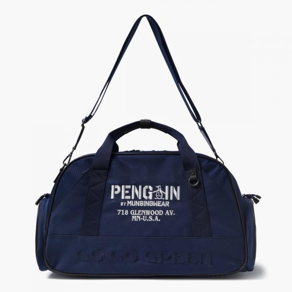 Munsingwear Men Lightweight Polyester Penguin Boston Bag Dark Navy Mr321pbb91