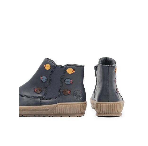 Ботильоны Rieker N0751-14 темно-синие