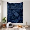 Passionate Hibiscus (1) Customizable name decorative wall tapestry ideal choice for wall decor in bedrooms living rooms dorms and home