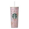 Starbucks SAKURA 2025 Холодный стакан-термос Слоистый 414 мл Стакан для кофе Starbucks Сакура Цветок вишни Розовый Подарок Бутылка для воды