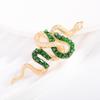 Sparkling Rhinestone Animal Collar Pins Minimalist Snake Lapel Pin  Snake New Year