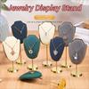 Metal Base Mini Jewelry Display Stand Velvet Jewelry Storage Display Rack  for Home Jewelry Storage