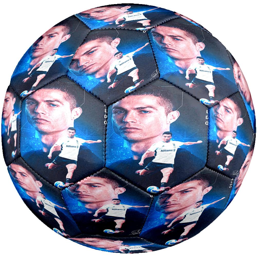 Ronaldo's Unity Sports: Moment Respect Size 5 Football Machine Sewn Indoor/Outdoor Universal Football Perfect Commemorative Gift for Soccer Lovers