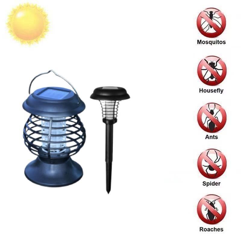 Solar Powered Mosquito Zapper Led Garden Light For Outdoor Pest Control
