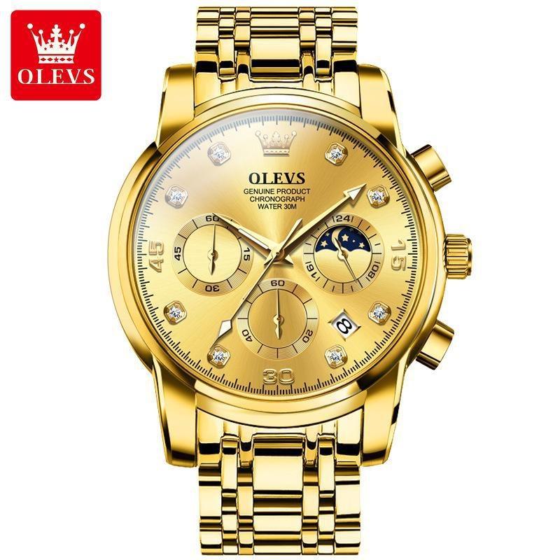 Кварцевые водонепроницаемые часы для мужчин, деловые, из нержавеющей стали, модные, мужские наручные часы с люминесцентным календарем