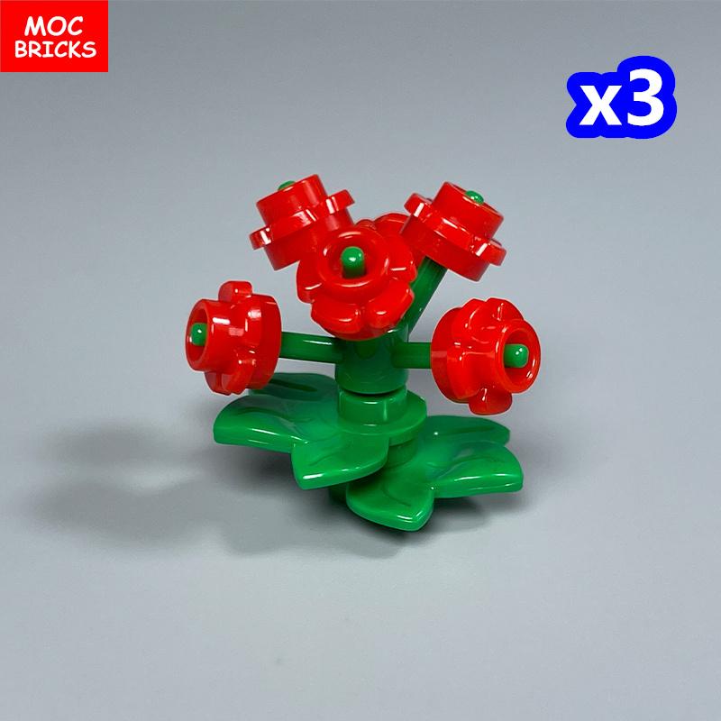 MOC Фигурка из кубиков Браслет бриллиантовая невеста жених Брак Жениться свадьба Цепочка Строительные блоки Собранный Детские игрушки для друзей Подарок
