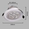 New Driver Kit Adjustable 7W Recessed Spotlight Lamp Ceiling Light LED Downlight