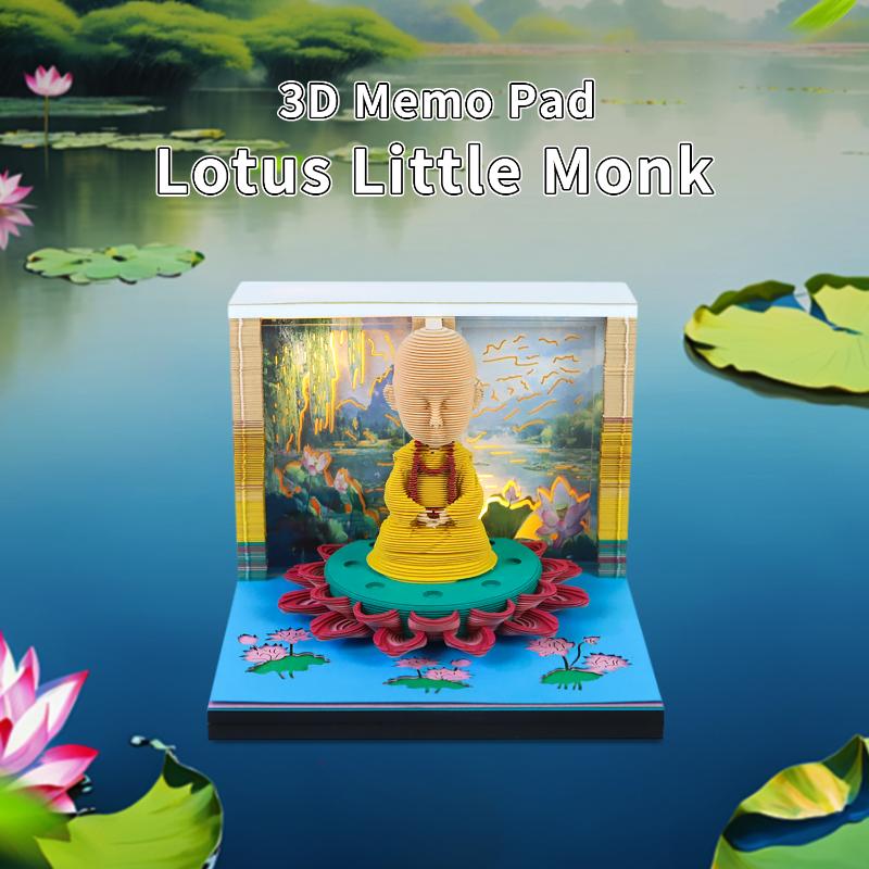 LED Light 2027 Desk Calendar with Artistic 3D Tear-away Feature Perfect for Desktop Organization