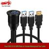 Двойной USB 3.0 и HDMI удлинительный кабель для автомобиля и мотоцикла