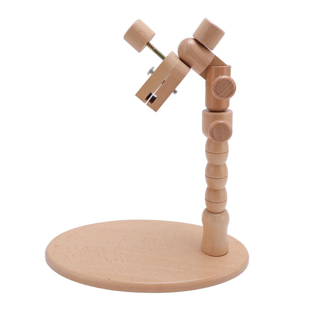 Подставка для вышивальных пялец, вращающаяся, регулируемая, держатель для вышивальных пялец из бука для искусства, рукоделия, шитья