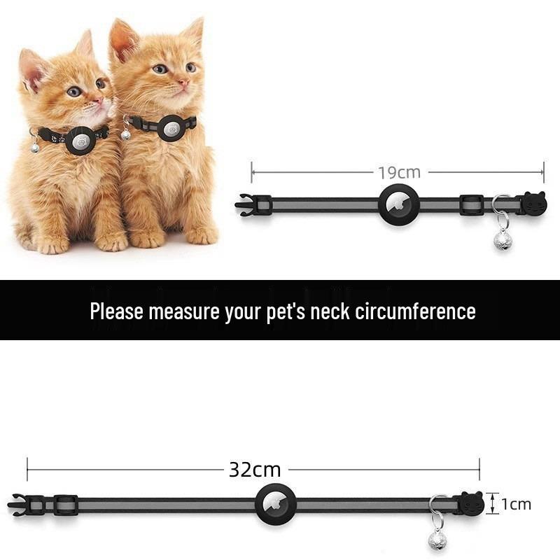Бестселлер Силиконовый кошачий ошейник с безопасной пряжкой - Милый и модный дизайн