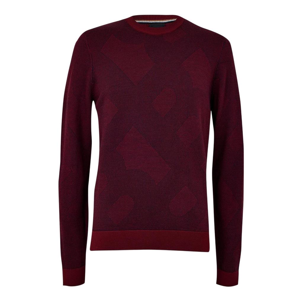 Boss Mens Motivo Wool Jumper